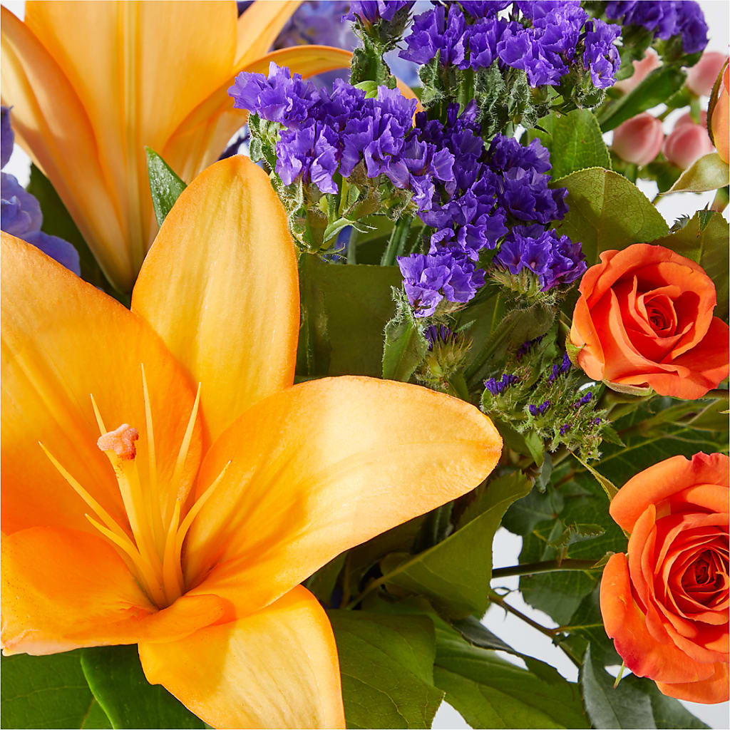 Radiant Citrus Bouquet – SOUTHERN BELLE'S FLORIST, Easley SC