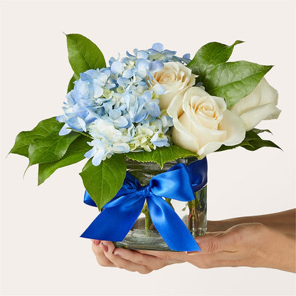 Sky Blue Delight Bouquet – SOUTHERN BELLE'S FLORIST, Easley SC