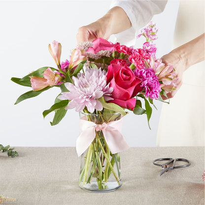 Pink Ribbon - A Florist Original – SOUTHERN BELLE'S FLORIST, Easley SC