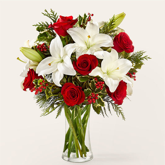 Sparkling Snowflakes Bouquet – SOUTHERN BELLE'S FLORIST, Easley SC