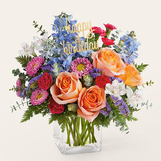 Birthday Bash Bouquet – SOUTHERN BELLE'S FLORIST, Easley SC