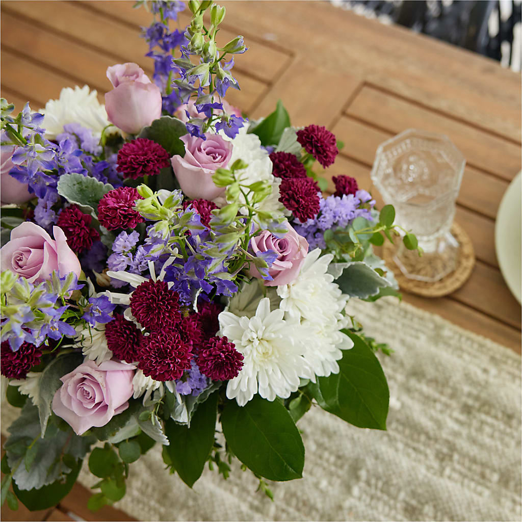 Violet Frost Bouquet – SOUTHERN BELLE'S FLORIST, Easley SC