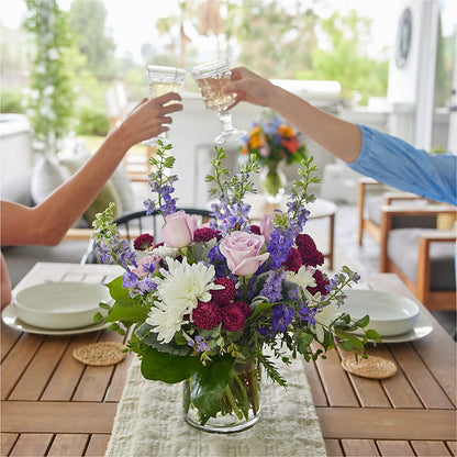 Violet Frost Bouquet – SOUTHERN BELLE'S FLORIST, Easley SC