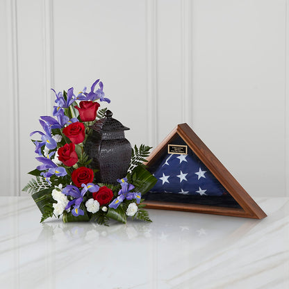 Patriotic Tribute Arrangement – SOUTHERN BELLE'S FLORIST, Easley SC