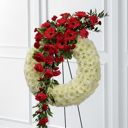 Graceful Tribute Wreath – SOUTHERN BELLE'S FLORIST, Easley SC