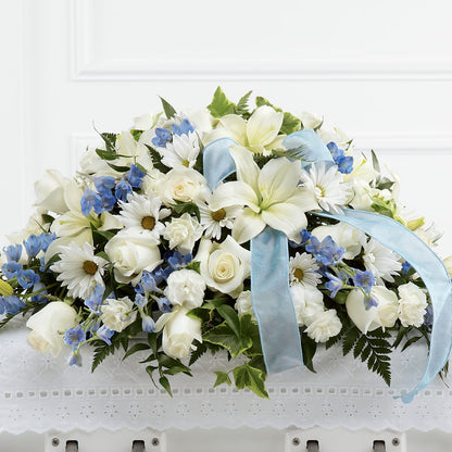 Tender Treasure Casket Spray – SOUTHERN BELLE'S FLORIST, Easley SC