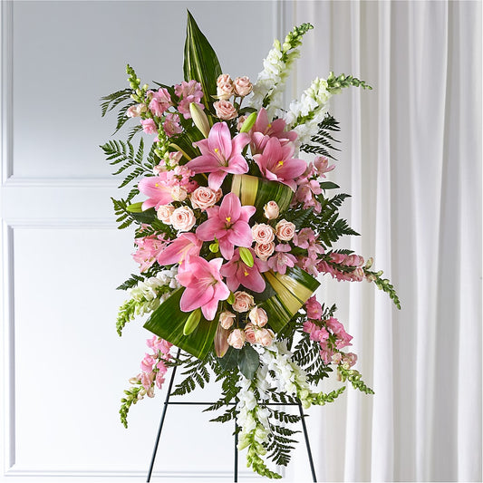Elegant Embrace Standing Spray – SOUTHERN BELLE'S FLORIST, Easley SC