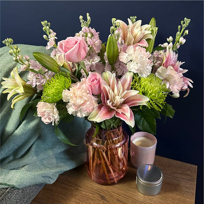 Pretty in Pink Bouquet – SOUTHERN BELLE'S FLORIST, Easley SC