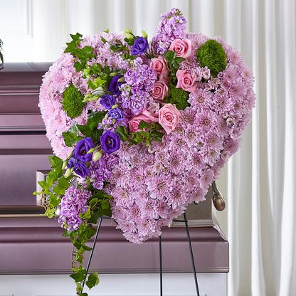 Treasured Love Standing Heart – SOUTHERN BELLE'S FLORIST, Easley SC