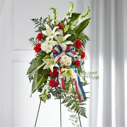 Stars of Life Standing Spray – SOUTHERN BELLE'S FLORIST, Easley SC