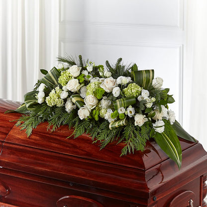 Hopeful Gesture Casket Spray – SOUTHERN BELLE'S FLORIST, Easley SC