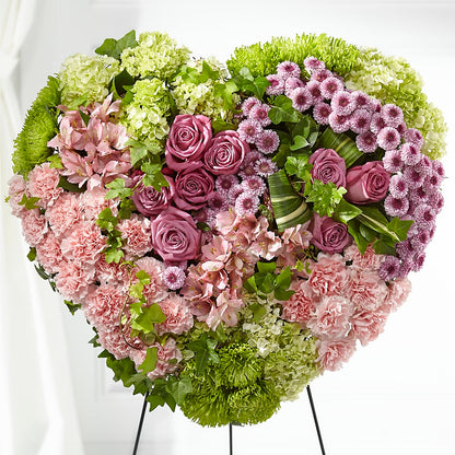 Heartwarming Standing Heart – SOUTHERN BELLE'S FLORIST, Easley SC