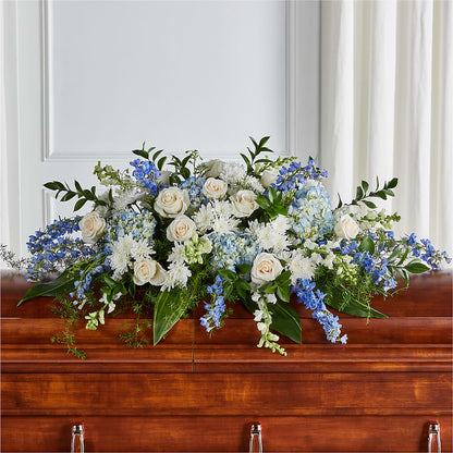 Timeless Essence Casket Spray – SOUTHERN BELLE'S FLORIST, Easley SC