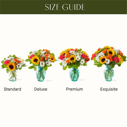 Sun-drenched Blooms Bouquet – SOUTHERN BELLE'S FLORIST, Easley SC