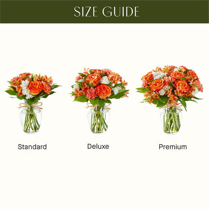 Apricot Glow Bouquet – SOUTHERN BELLE'S FLORIST, Easley SC