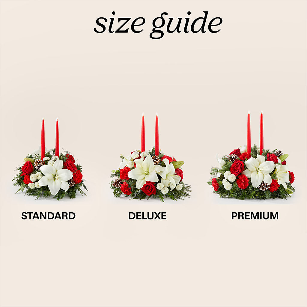 Seasonal Festivities Centerpiece – SOUTHERN BELLE'S FLORIST, Easley SC