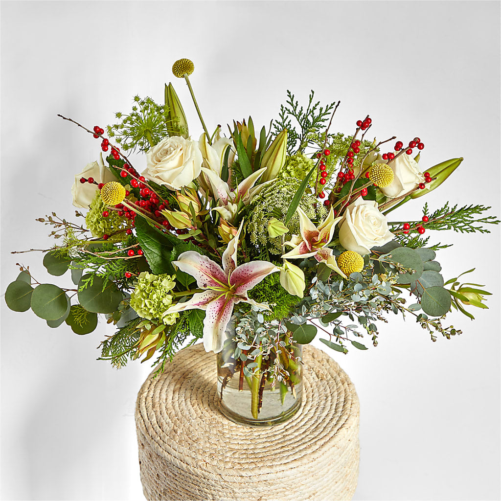 Berry & Bright Bouquet – SOUTHERN BELLE'S FLORIST, Easley SC