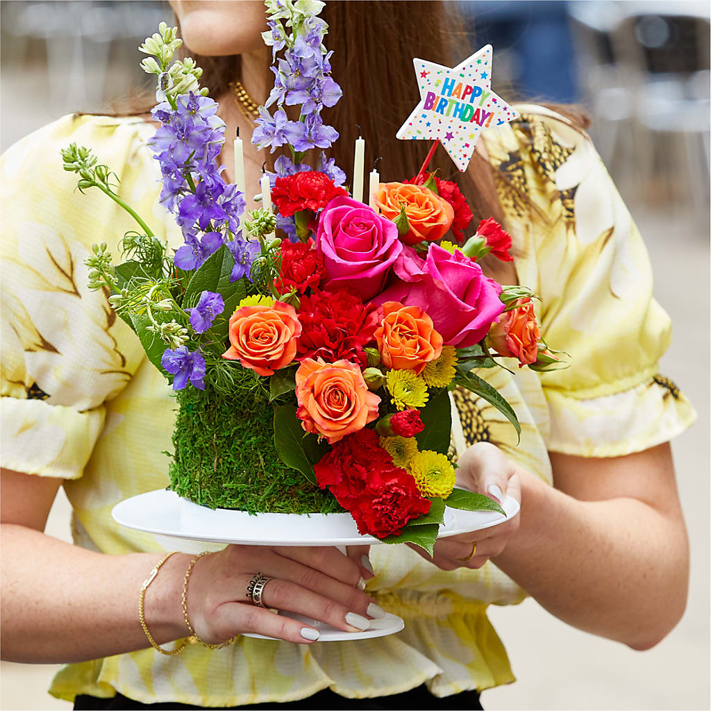 Best Year Yet Floral Cake – SOUTHERN BELLE'S FLORIST, Easley SC