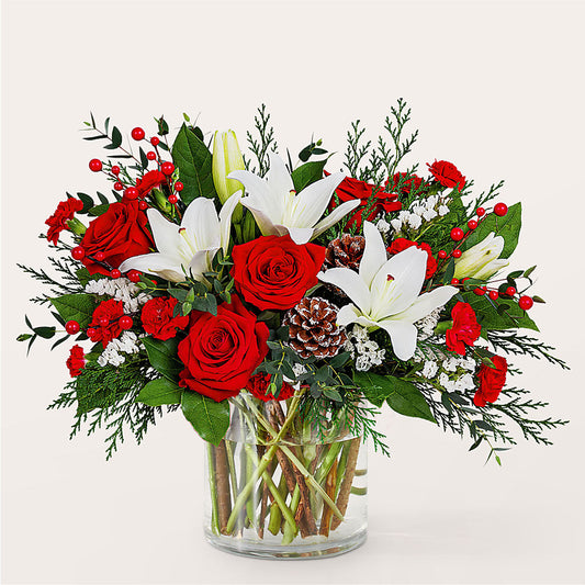 Best in Snow Bouquet – SOUTHERN BELLE'S FLORIST, Easley SC