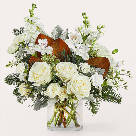 Fresh Snowfall Bouquet – SOUTHERN BELLE'S FLORIST, Easley SC