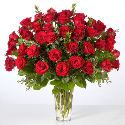 Forever Yours Fifty Stem Red Rose Bouquet – SOUTHERN BELLE'S FLORIST, Easley SC
