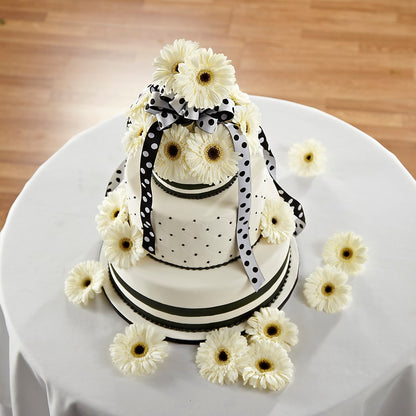 Simple Sophistication Cake Décor – SOUTHERN BELLE'S FLORIST, Easley SC